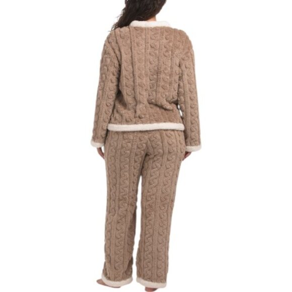 TART 2pc Cozy Cardigan And Pants Lounge Set - Picture 2 of 3